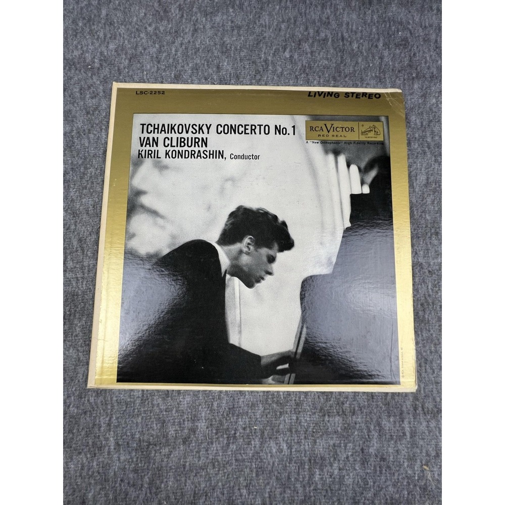 Vintage Van Cliburn Vinyl Tchaikovsky Concerto No 1 LP RCA Victor Red Seal